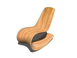 精品现代<em>室内</em>木质<em>座椅</em> 座凳su模型